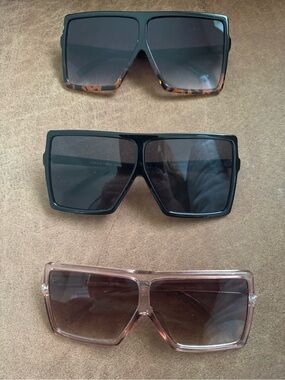 Oversized Square Sunglasses, hibalm brand.